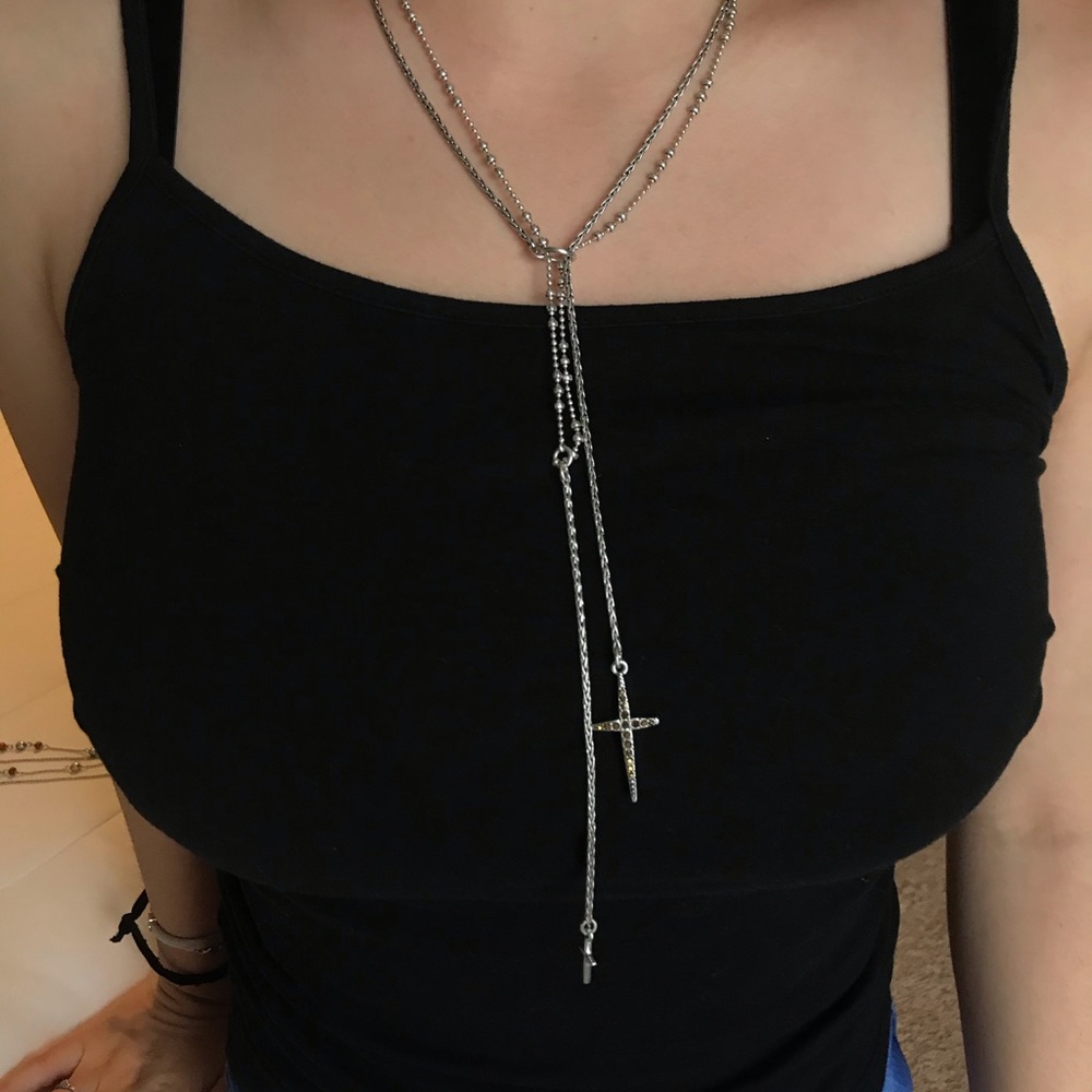 2 cross necklace